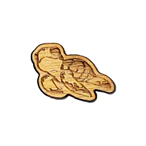 原木口罩磁扣-Q海龜